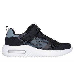 Skechers niño Bounder-Tech - Ultravoid en Negro/Marengo, talla 28