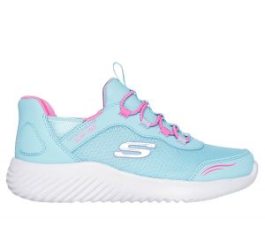 Skechers niña Slip-ins: Bounder - Simple Cute en Turquesa, talla 34