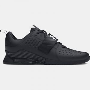 Zapatillas de entrenamiento Under Armour Reign Lifter unisex Downpour Gris / Midnight Marino Azul / Hyper Verde 42.5