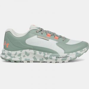 Zapatillas de running Under Armour Bandit Trail 3 para mujer Hydro Verde / Silica Verde / Blush Naranja 40