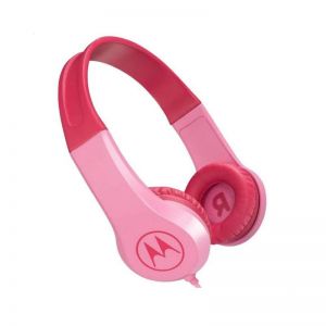 Auriculares rosas para niños con micrófono MOTOROLA JR200