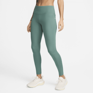 Nike Epic Fast Leggings de running de talle medio con bolsillo - Mujer - Verde