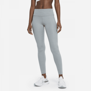 Nike Epic Fast Leggings de running de talle medio con bolsillo - Mujer - Gris