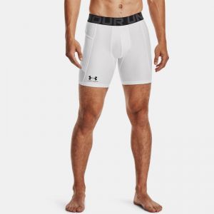 Pantalón corto de compresión HeatGear® para hombre Blanco / Negro XL