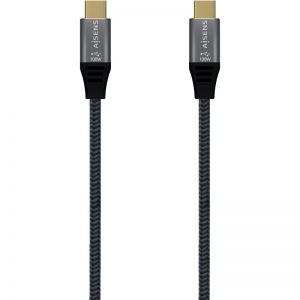Aisens Cable USB 3.1 Tipo C Macho/Macho 1m Gris