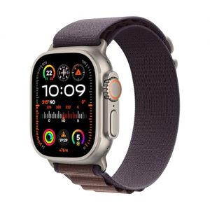 Apple Watch Ultra 2 [GPS + Cellular] Smartwatch con Caja de Titanio Resistente de 49 mm y Correa Loop Alpine índigo - Talla L. Monitor de entreno