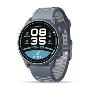 COROS Pace 2 Reloj Deportivo GPS con Pulsómetro Batería de 20 Días Duración Navegación Barómetro Plan de Entrenamiento Seguimiento del Sueño Natación Bicicleta Carrera Triatlón -Azul Silicona