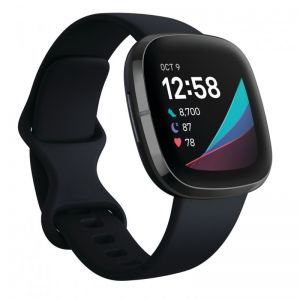 Fitbit Sense Smartwatch Negro Carbón/Acero Inoxidable Grafito