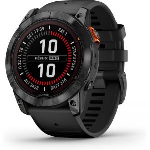 Garmin Fénix 7X Pro Solar Edition Reloj Smartwatch 51mm Gris con Correa Negra
