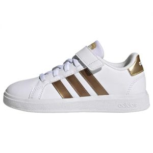 adidas Grand Court Sustainable Lifestyle Court Elastic Lace And Top Strap Shoes
