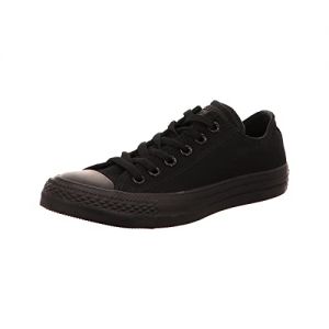 Converse Chuck Taylor All Star Low Black Canvas Trainers-UK 4