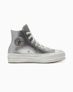 Converse Custom Chuck Taylor All Star Lift Platform Leather By You Red 