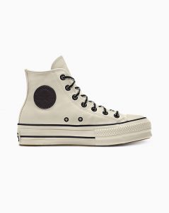 Converse Custom Chuck Taylor All Star Lift Platform Leather By You Pink 