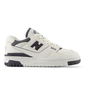 New Balance Mujer 550 in Blanca/Gris, Leather, Talla 41.5