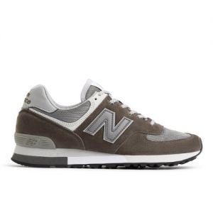 New Balance Unisex MADE in UK 576 in Gris/Blanca, Suede/Mesh, Talla 47.5