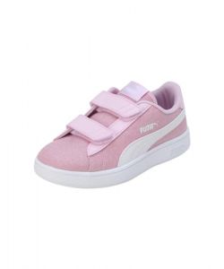 PUMA Girls' Fashion Shoes SMASH V2 GLITZ GLAM V PS Trainers & Sneakers