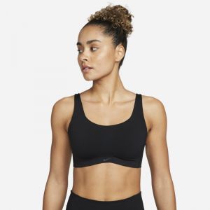 Nike Dri-FIT Alate Coverage Sujetador deportivo de sujeción ligera con almohadilla - Mujer - Negro