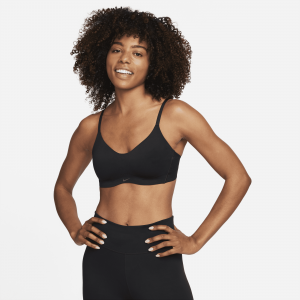 Nike Alate Minimalist Sujetador deportivo de sujeción ligera con almohadilla - Mujer - Negro