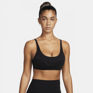Nike Indy City Essential Sujetador deportivo de sujeción ligera con forro ligero - Mujer - Negro