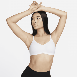 Nike Alate Minimalist Sujetador deportivo de sujeción ligera con almohadilla - Mujer - Blanco