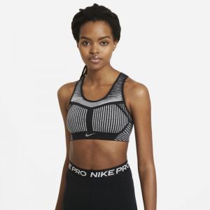 Nike FE/NOM Flyknit Sujetador deportivo de sujeción alta sin acolchado- Mujer - Negro