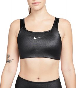 Sujetador Nike Dri-FIT Swoosh Women s Medium-Support 1-Piece Pad Shine Sports Bra