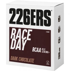 226ers box race day bar bcaas 40g dark chocolate barritas energéticas
