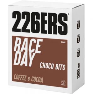 226ers box race day bar choco bits 40g coffee  cocoa barritas energéticas