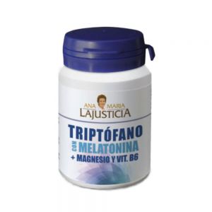 Ana Maria Lajusticia Triptófano Con Melatonina+magnesio Y Vitamina B6 60 Unidades Sabor Neutro One Size Multicolor