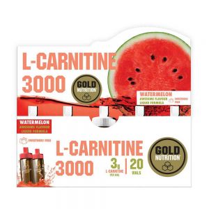 Gold Nutrition Caja Viales L-carnitina 3000mg 20 Unidades Sandía One Size Red