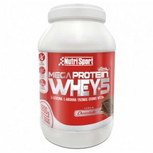 Nutrisport Batido Proteina De Suero De Leche Aislado Mega Protein Whey +5 1.8kg 1 Unidad Chocolate One Size