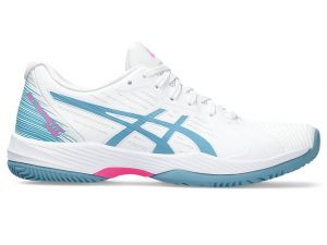 ASICS Solution Swift FF Padel White / Gris Blue Mujer 