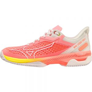 Mizuno Wave Exceed Tour 5 Cc Clay Shoes Rosa Mujer