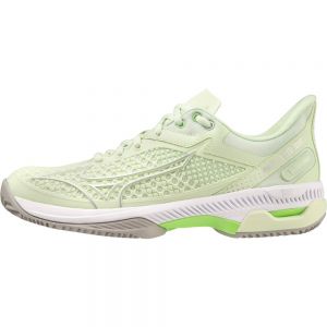 Mizuno Wave Exceed Tour 5 Cc Clay Shoes Verde Mujer