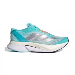 Adidas - zapatillas adidas adizero boston 12 mujer 38 7215 - flash aqua / silver metallic / light aqua