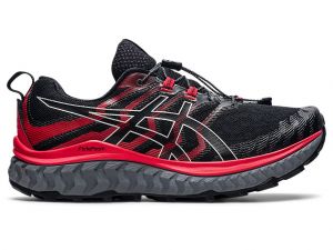 ASICS Trabuco Max Black / Electric Red Hombre 