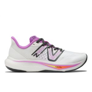 New Balance Mujer FuelCell Rebel v3 en Blanca/blanc/Rosa/Rose/Gris/Gris, Synthetic, Talla 41.5