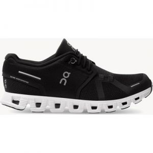ON Running Women's Cloud 5 Trainers - Black/White - Size: UK 8