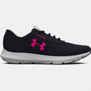 Zapatillas de running Under Armour Charged Rogue 3 Storm para mujer Negro / Jet Gris / Rebel Rosa 42